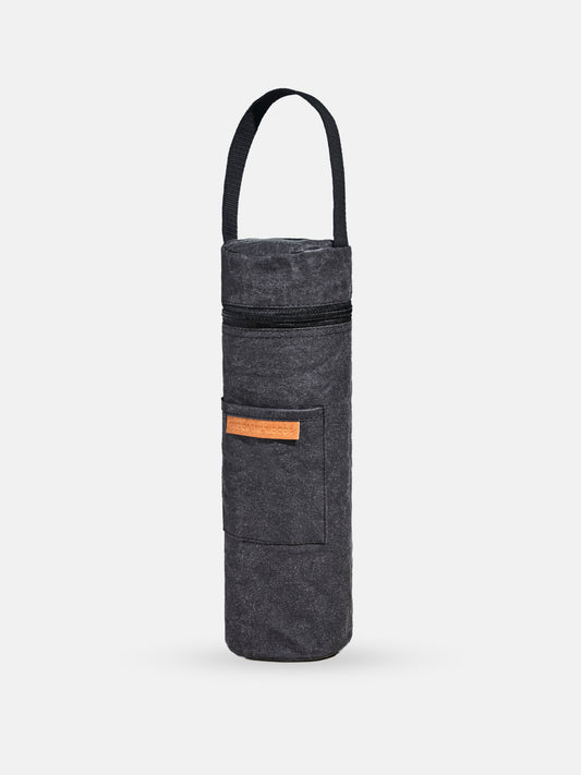 Insulated Wine & Spirits Cooler Tote Ebony